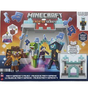 Minecraft Creator Series Mattel Party Supreme's Palace Playset New Toys